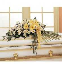 Drop of Sunshine Casket Spray